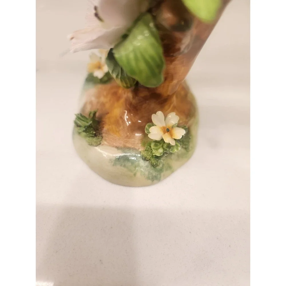 Vintage Crown Staffordshire Fine Bone China Chaffinch Bird Figurine By JT Jones